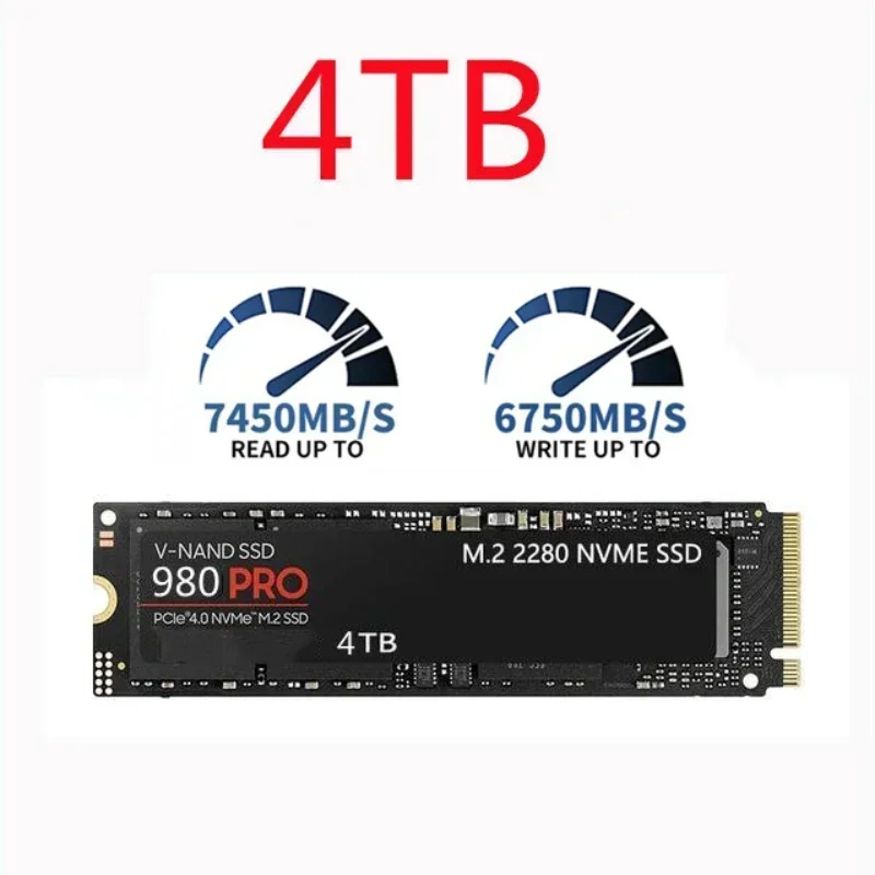 Pcie 4.0 4Tb 2280 Ssd 7450Mbps - Original 980 PRO M.2 2280 NVMe