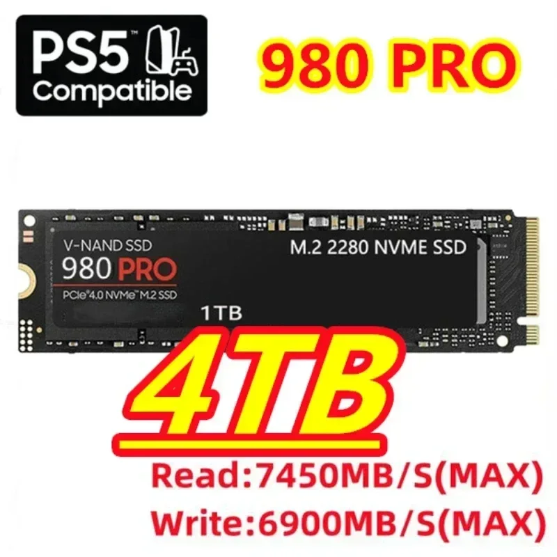 Original 980 PRO M.2 2280 NVMe - Pcie 4.0 4Tb 2280 Ssd 7450Mbps review and price