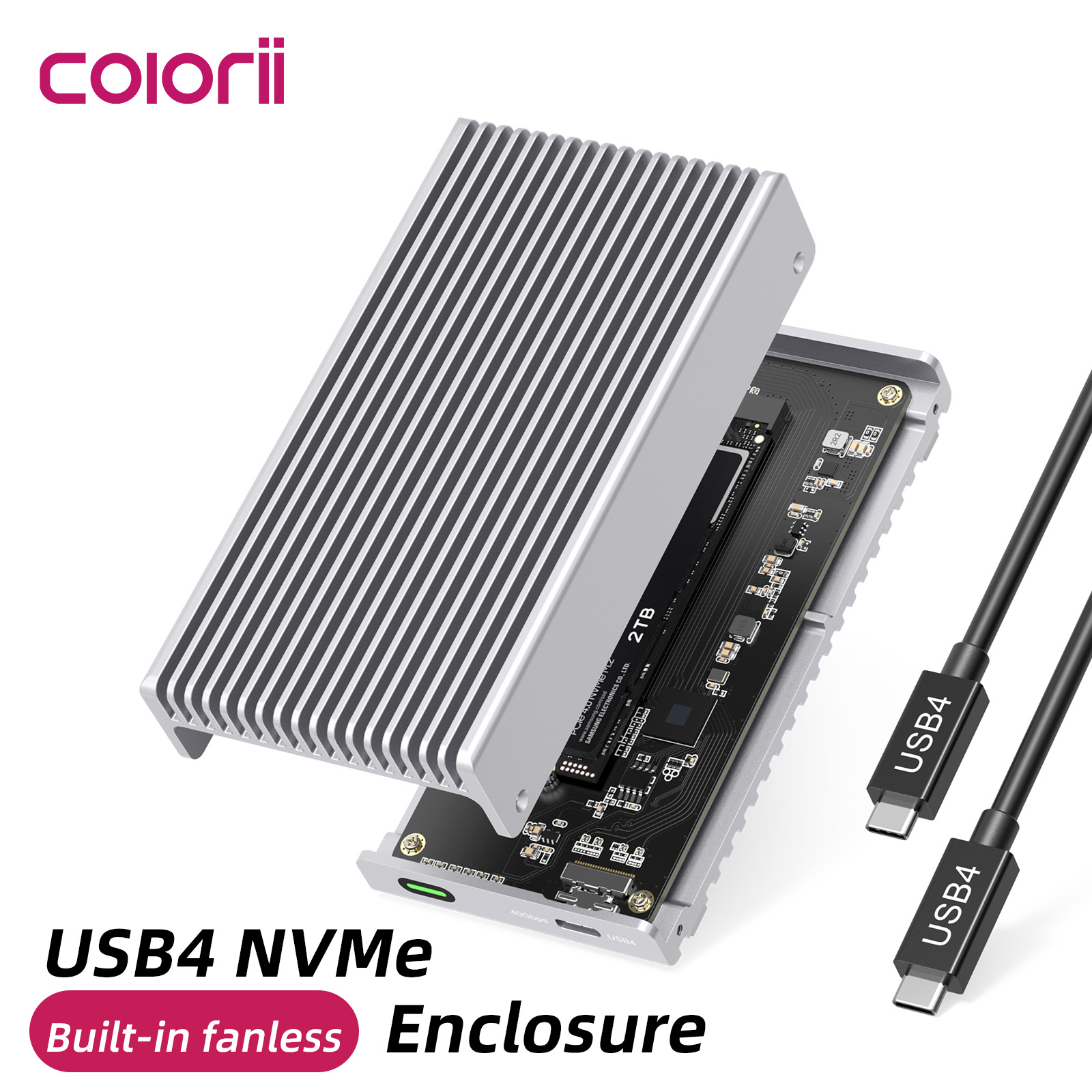 Fanless 40Gbps USB4 Thunderbol - Usb4 40Gbps External Ssd 8Tb review and price